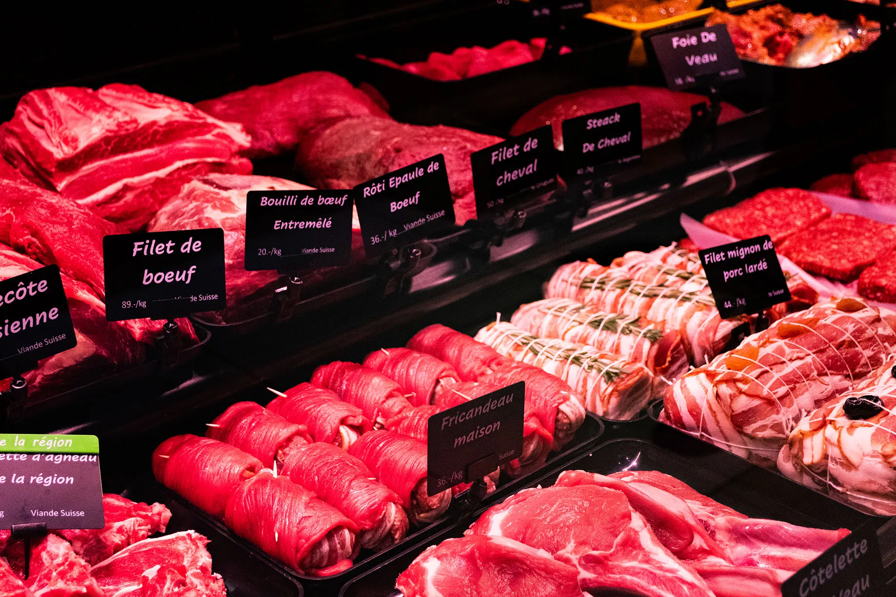 Comptoir de la Boucherie Schneiter